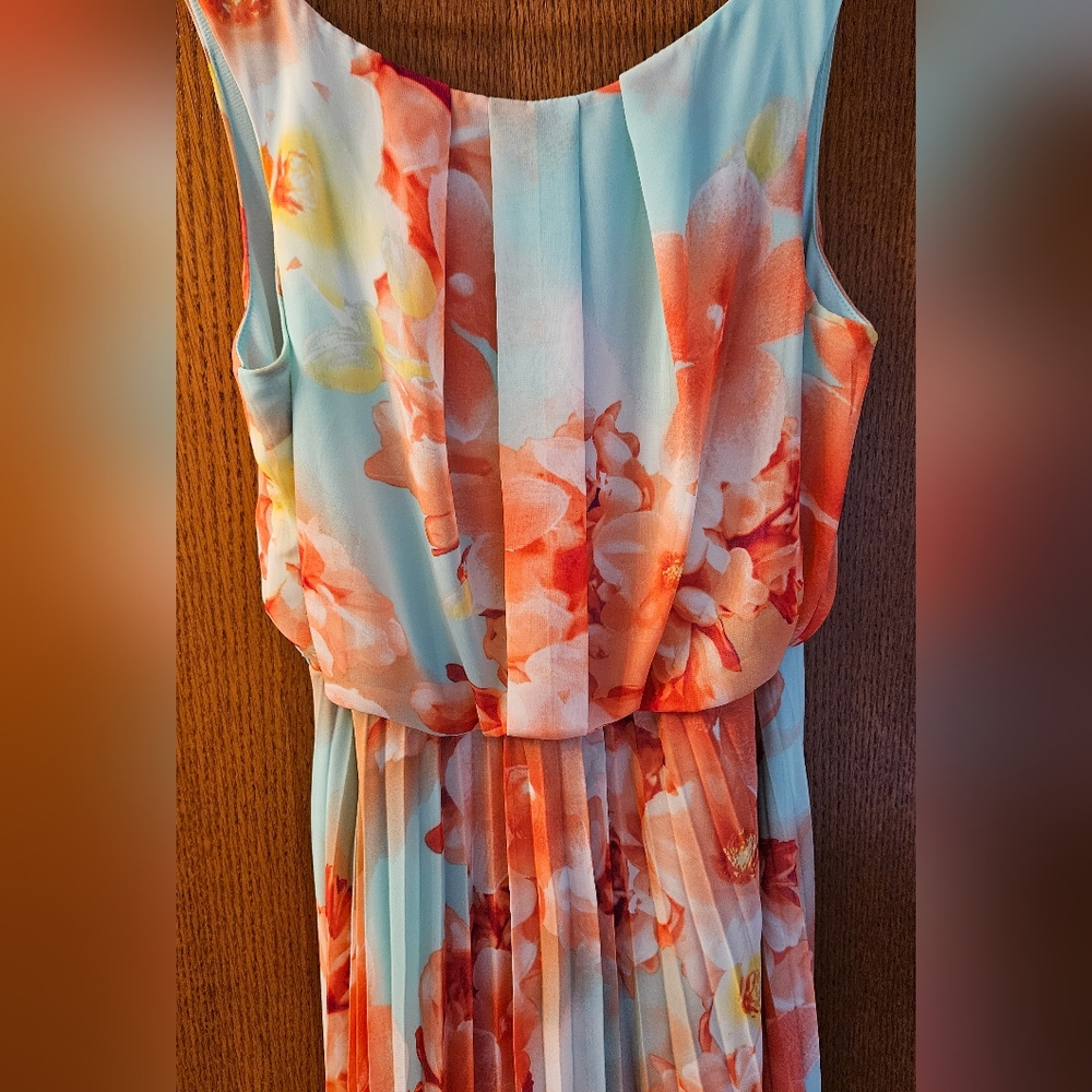 Floral Sleeveless Maxi Dress - Picture 3 of 12